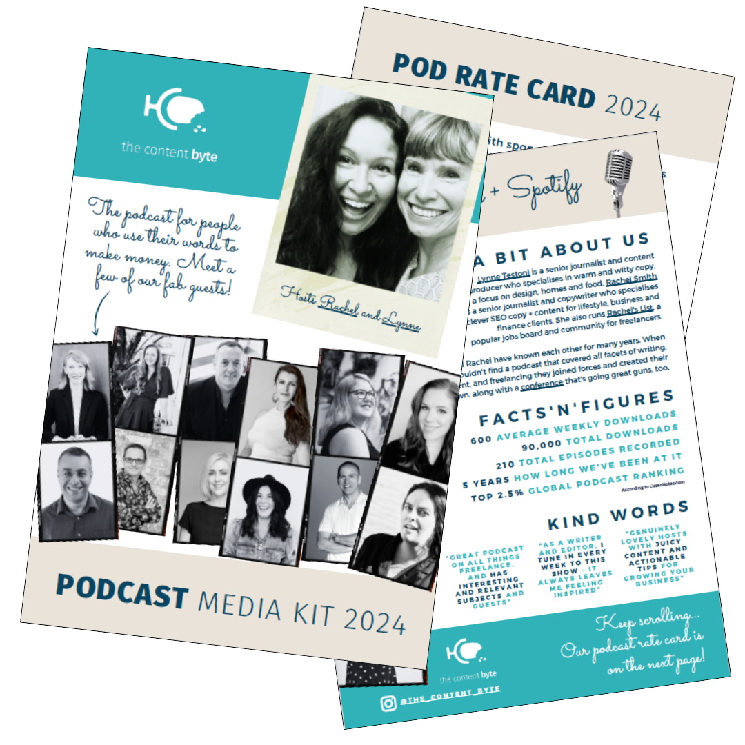 podcast media kit 2024